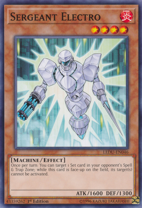 Sergeant Electro [LEDU-EN046] Common - PokeCharles PokeStore