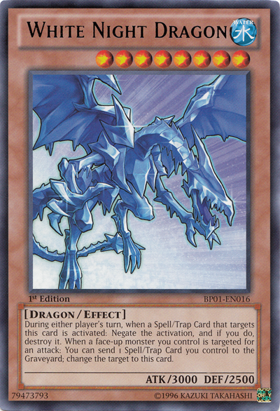 White Night Dragon [BP01-EN016] Rare - PokeCharles PokeStore