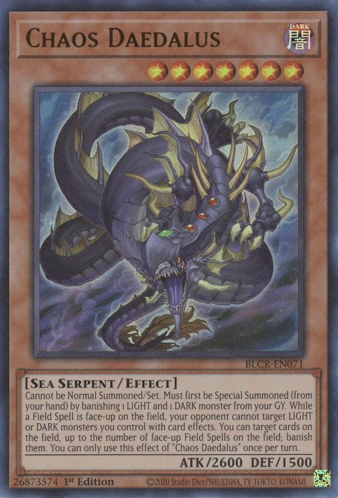Chaos Daedalus [BLCR-EN071] Ultra Rare - PokeCharles PokeStore