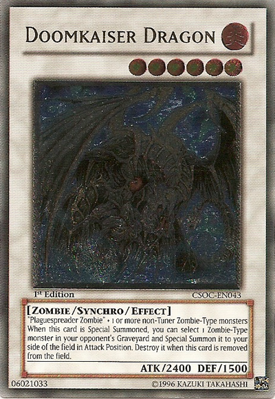 Doomkaiser Dragon (UTR) [CSOC-EN043] Ultimate Rare - PokeCharles PokeStore