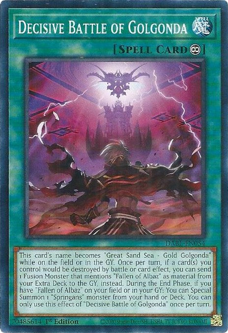 Decisive Battle of Golgonda [DABL-EN054] Common - PokeCharles PokeStore