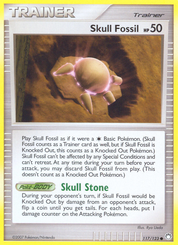 Skull Fossil (117/123) [Diamond & Pearl: Mysterious Treasures] - PokeCharles PokeStore