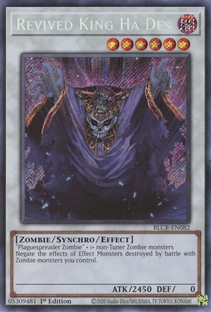 Revived King Ha Des [BLCR-EN082] Secret Rare - PokeCharles PokeStore