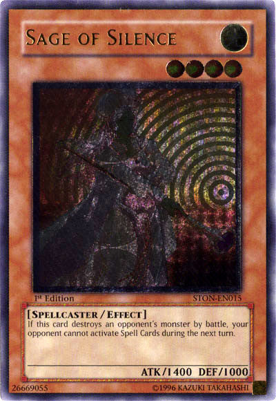 Sage of Silence [STON-EN015] Ultimate Rare - PokeCharles PokeStore