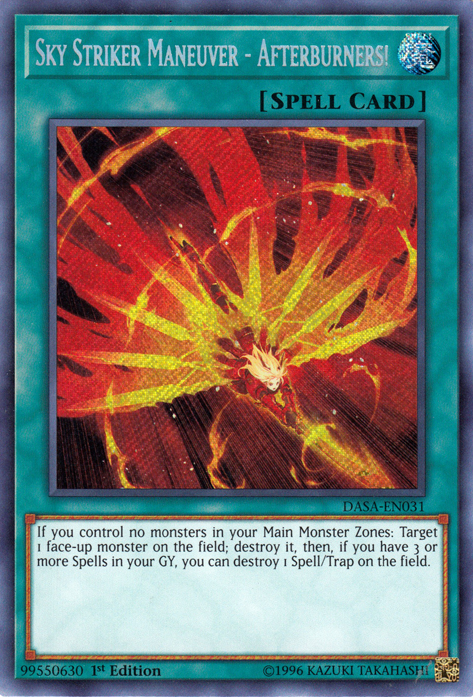 Sky Striker Maneuver - Afterburners! [DASA-EN031] Secret Rare - PokeCharles PokeStore