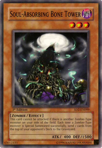 Soul-Absorbing Bone Tower [SD2-EN009] Common - PokeCharles PokeStore