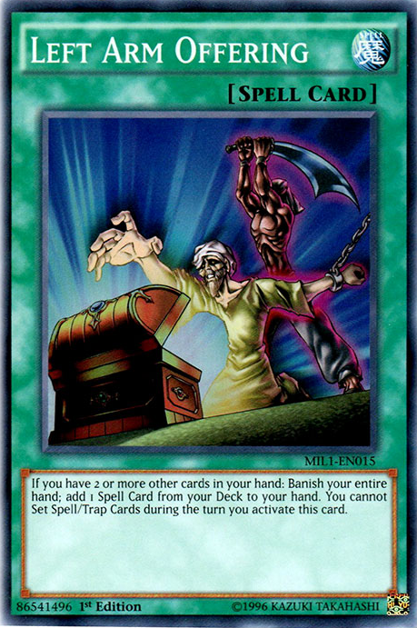 Left Arm Offering [MIL1-EN015] Super Rare - PokeCharles PokeStore