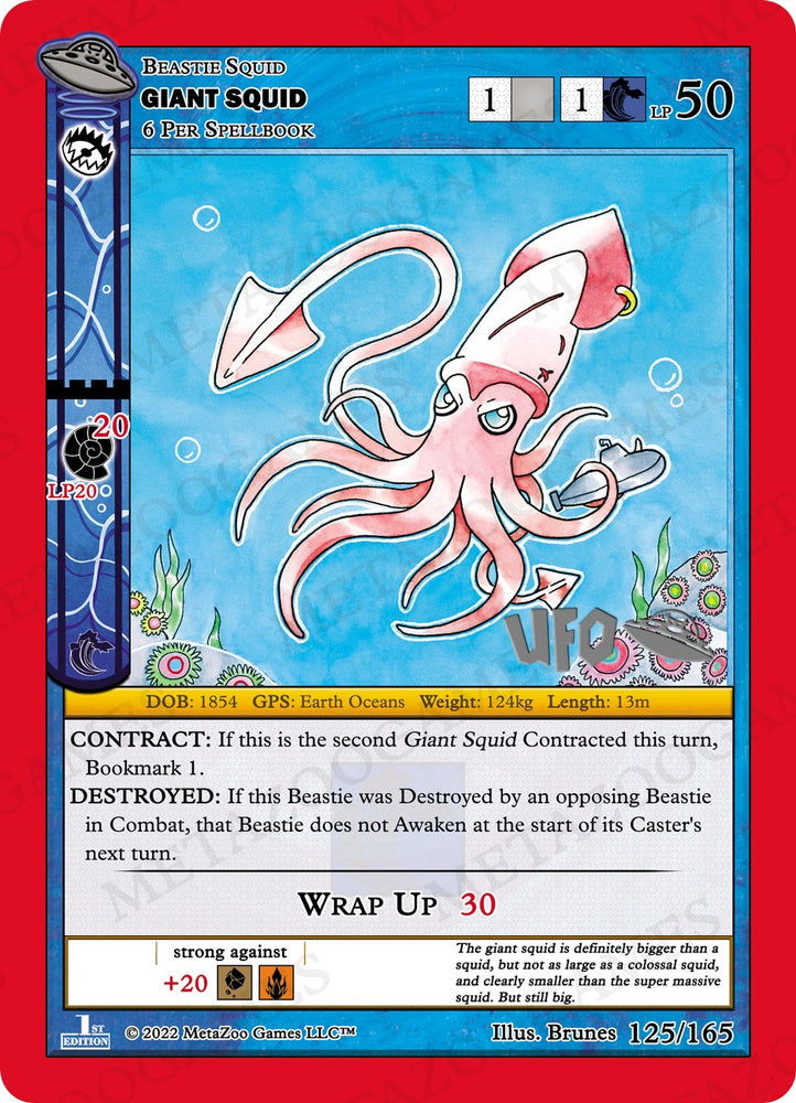 Giant Squid [Cryptid Nation: UFO First Edition Spoiler Pack]