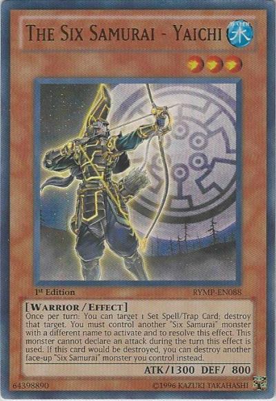 The Six Samurai - Yaichi [RYMP-EN088] Ultra Rare - PokeCharles PokeStore
