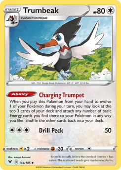 Trumbeak (144/185) [Sword & Shield: Vivid Voltage] - PokeCharles PokeStore