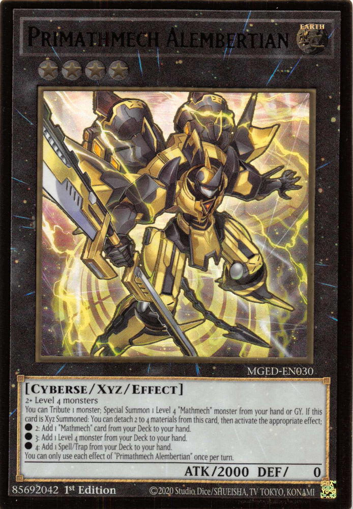 Primathmech Alembertian [MGED-EN030] Gold Rare - PokeCharles PokeStore
