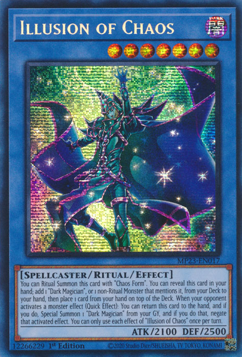 Illusion of Chaos [MP23-EN017] Prismatic Secret Rare - PokeCharles PokeStore