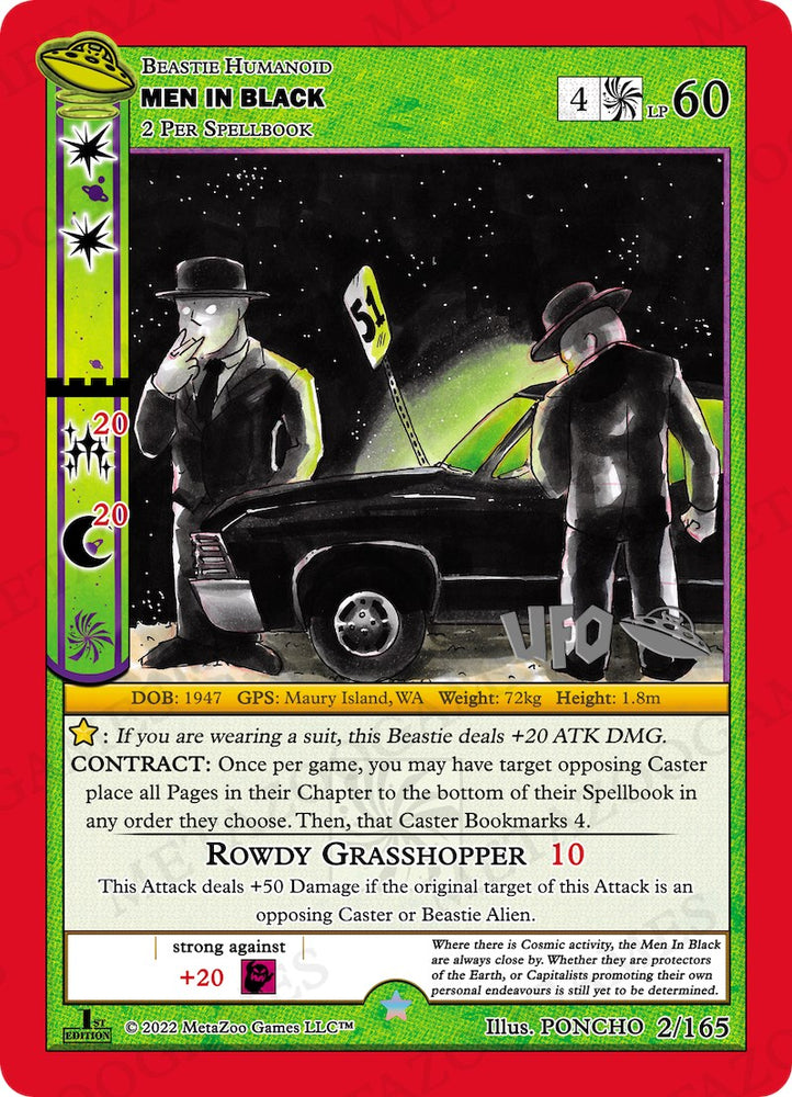Men In Black [Cryptid Nation: UFO First Edition Spoiler Pack]