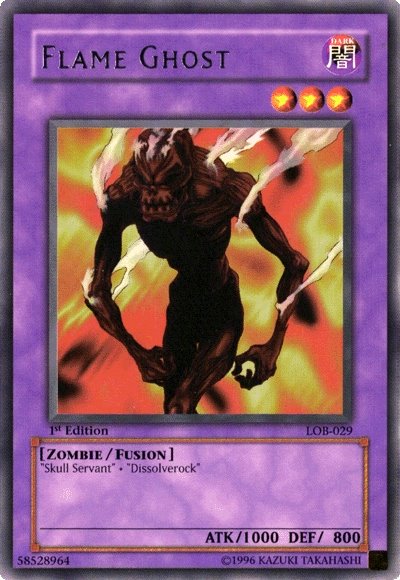 Flame Ghost [LOB-029] Rare - PokeCharles PokeStore
