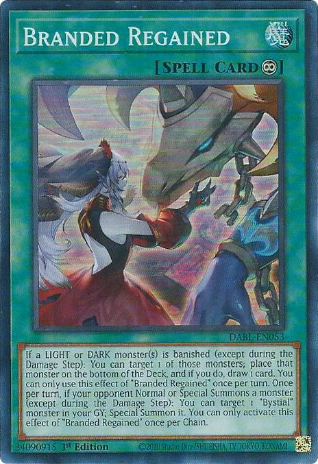Branded Regained [DABL-EN053] Super Rare - PokeCharles PokeStore