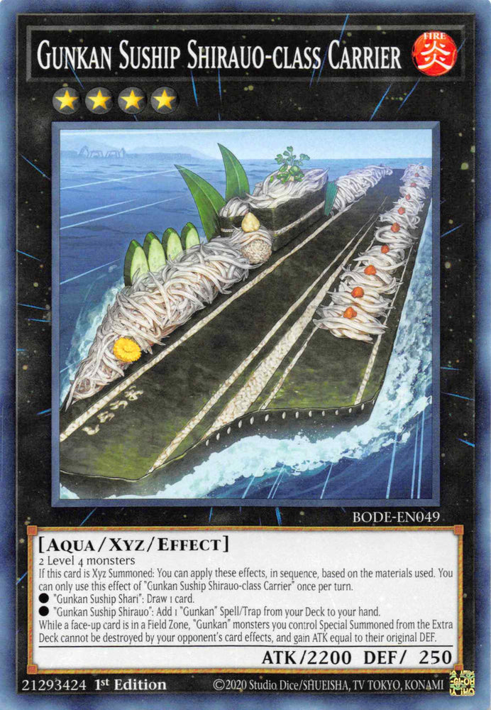 Gunkan Suship Shirauo-class Carrier [BODE-EN049] Common - PokeCharles PokeStore