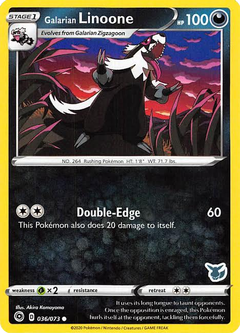 Galarian Linoone (036/073) (Eevee Deck) [Battle Academy 2022] - PokeCharles PokeStore