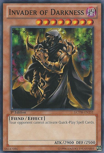 Invader of Darkness [LCYW-EN251] Common - PokeCharles PokeStore