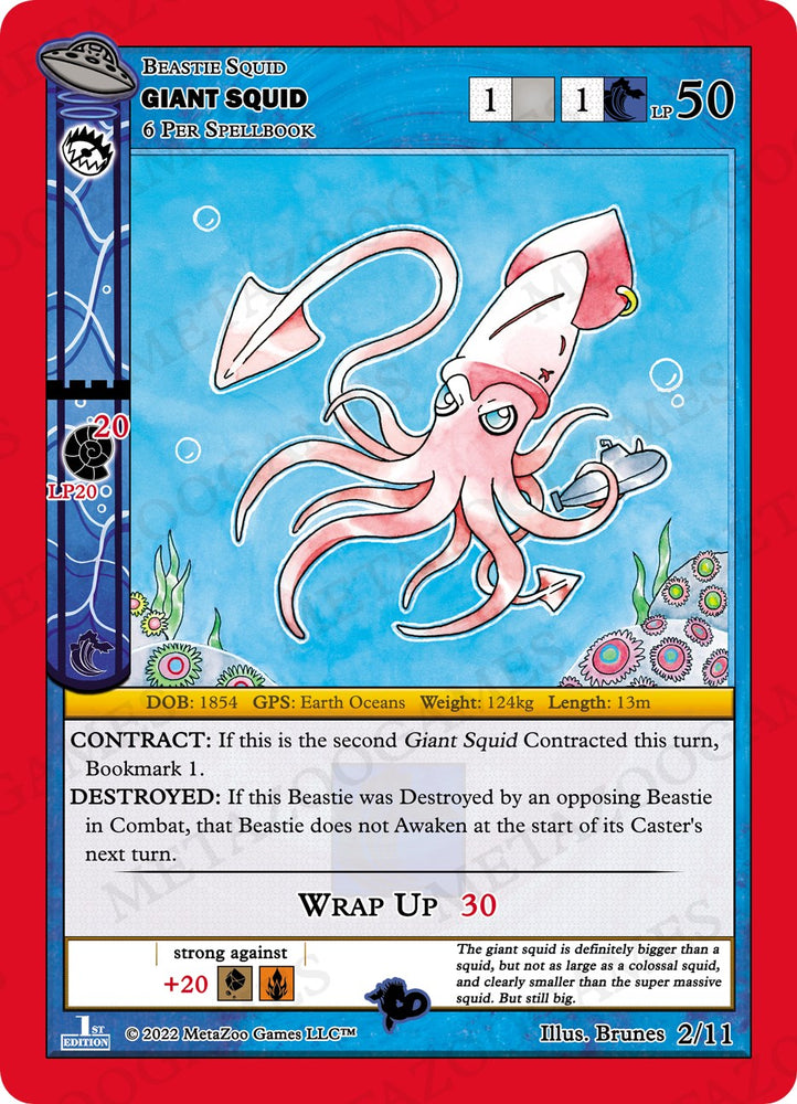 Giant Squid [Cryptid Nation: UFO First Edition Release Event Deck]