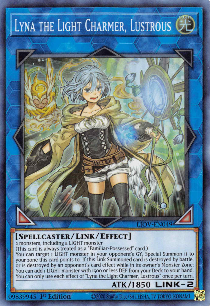 Lyna the Light Charmer, Lustrous [LIOV-EN049] Super Rare - PokeCharles PokeStore