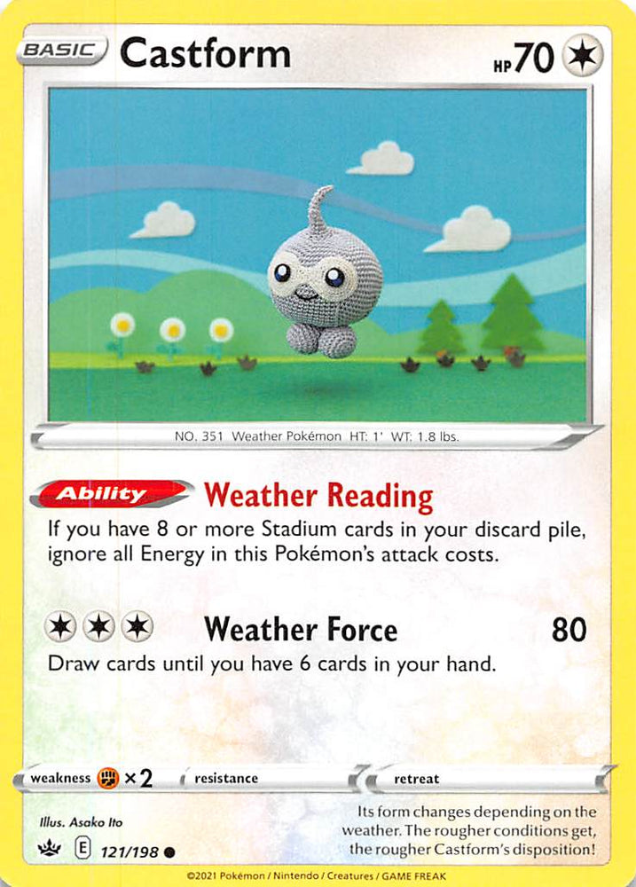 Castform (121/198) [Sword & Shield: Chilling Reign] - PokeCharles PokeStore