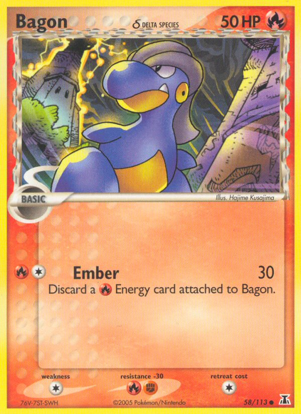 Bagon (58/113) (Delta Species) [EX: Delta Species] - PokeCharles PokeStore
