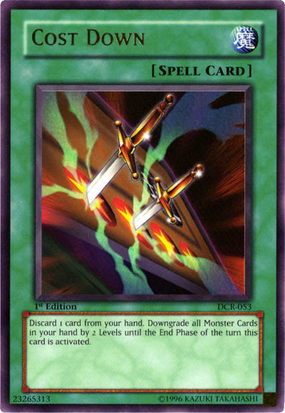 Cost Down [DCR-053] Ultra Rare - PokeCharles PokeStore