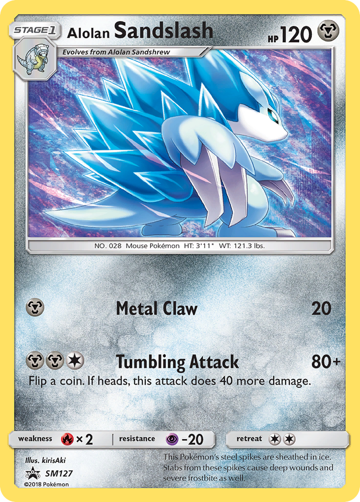 Alolan Sandslash (SM127) [Sun & Moon: Black Star Promos] - PokeCharles PokeStore