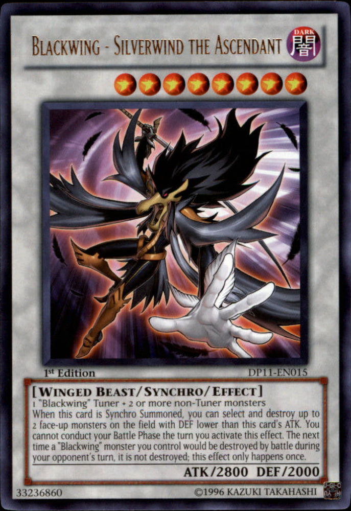 Blackwing - Silverwind the Ascendant [DP11-EN015] Rare - PokeCharles PokeStore
