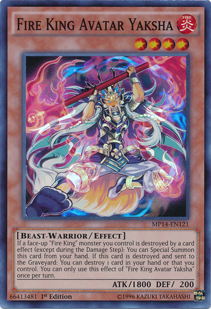 Fire King Avatar Yaksha [MP14-EN121] Super Rare - PokeCharles PokeStore