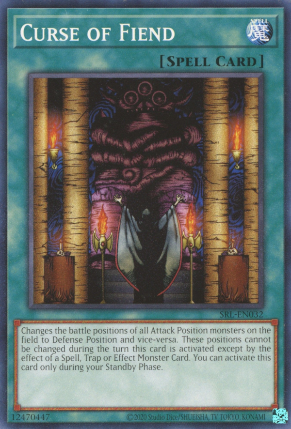 Curse of Fiend [SRL-EN032] Short Print - PokeCharles PokeStore