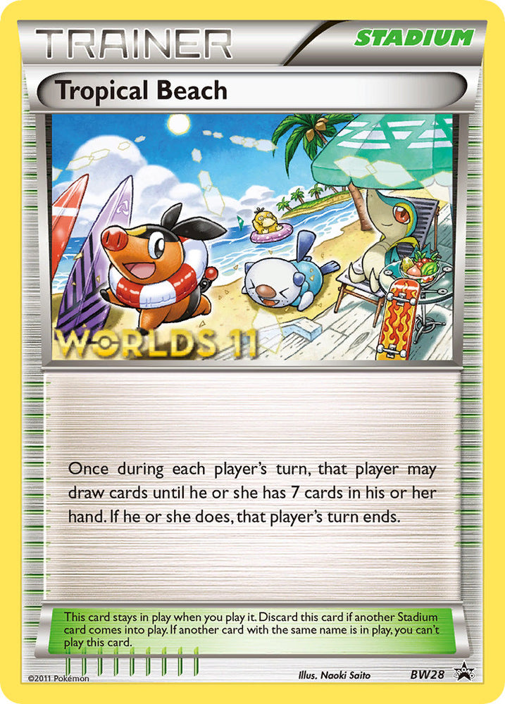 Tropical Beach (BW28) (Finalist) [Black & White: Black Star Promos] - PokeCharles PokeStore