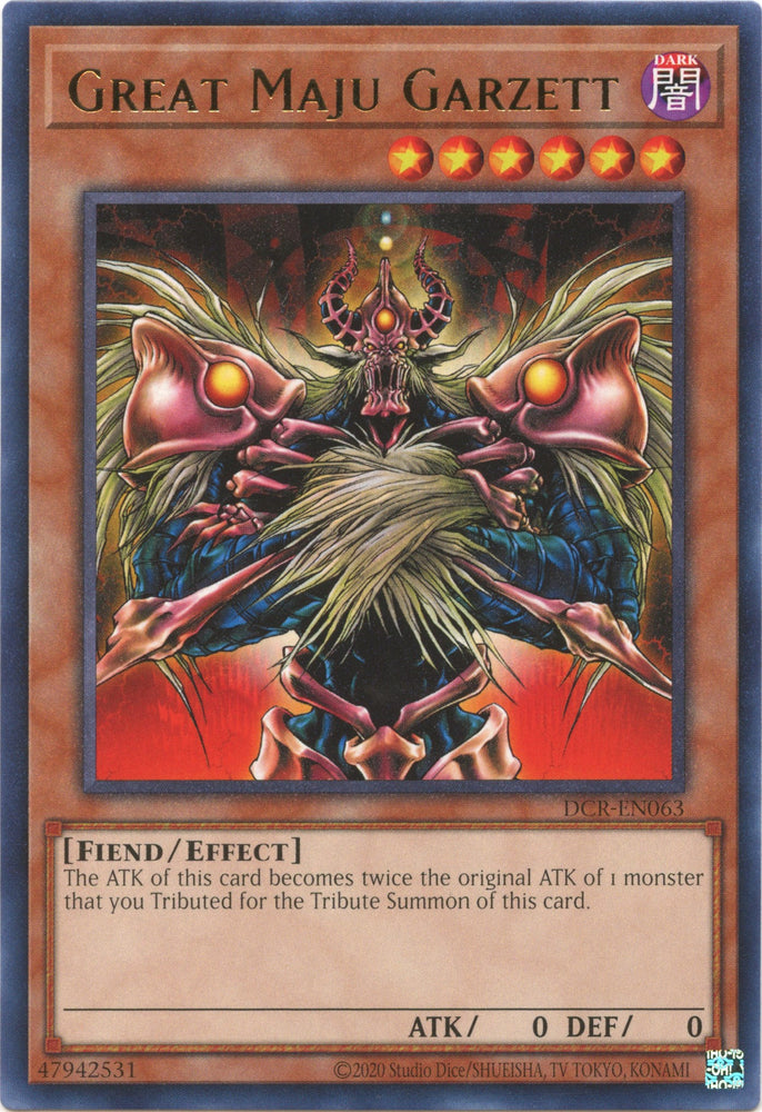 Great Maju Garzett (25th Anniversary) [DCR-EN063] Rare - PokeCharles PokeStore