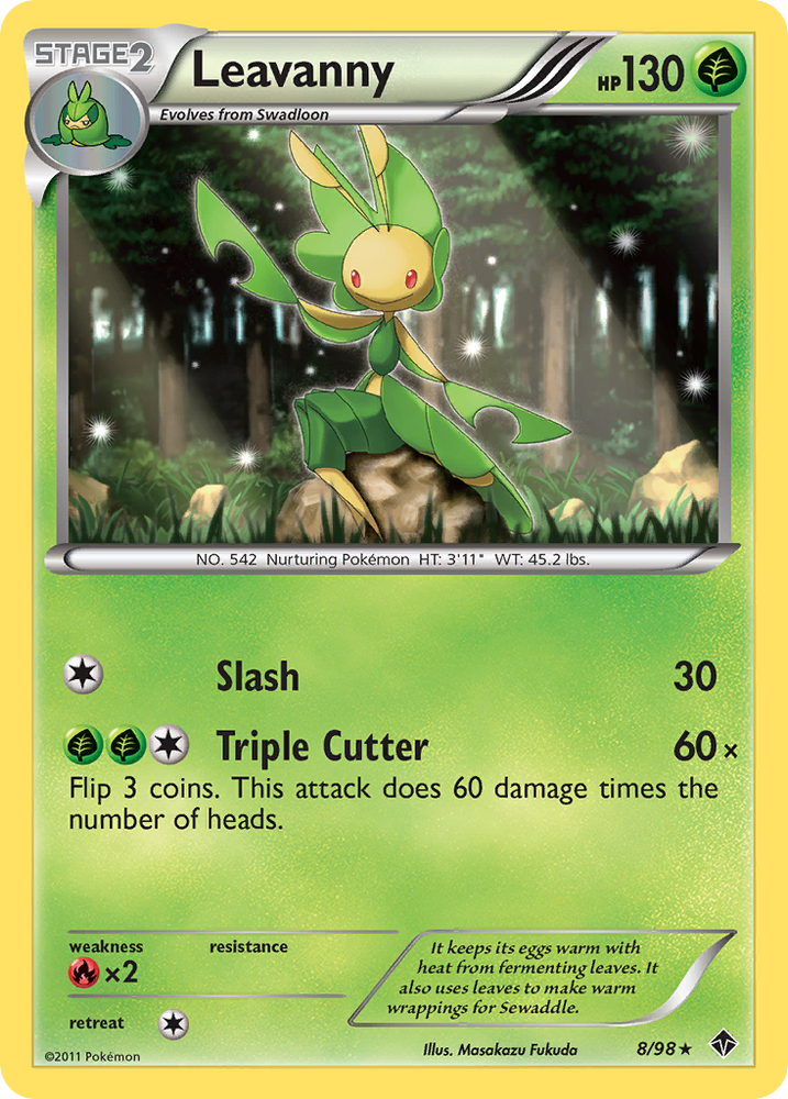 Leavanny (8/98) [Black & White: Emerging Powers] - PokeCharles PokeStore