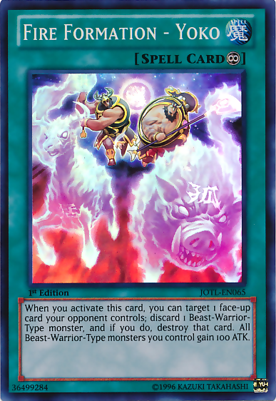 Fire Formation - Yoko [JOTL-EN065] Super Rare - PokeCharles PokeStore