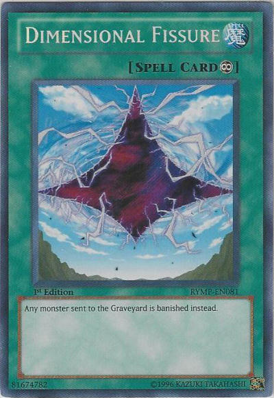 Dimensional Fissure [RYMP-EN081] Secret Rare - PokeCharles PokeStore
