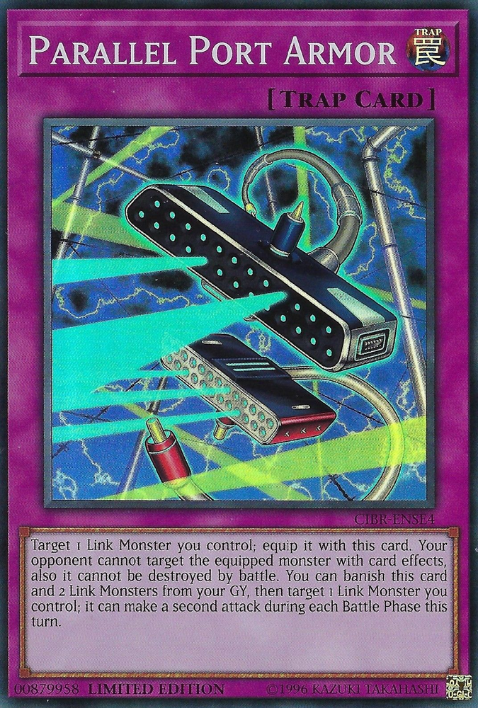 Parallel Port Armor [CIBR-ENSE4] Super Rare - PokeCharles PokeStore