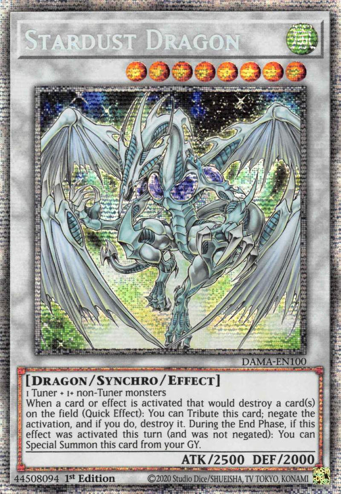 Stardust Dragon [DAMA-EN100] Starlight Rare - PokeCharles PokeStore