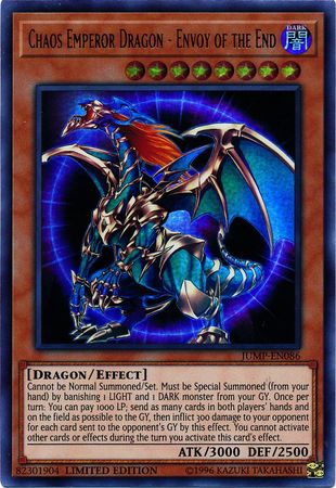 Chaos Emperor Dragon - Envoy of the End [JUMP-EN086] Ultra Rare - PokeCharles PokeStore