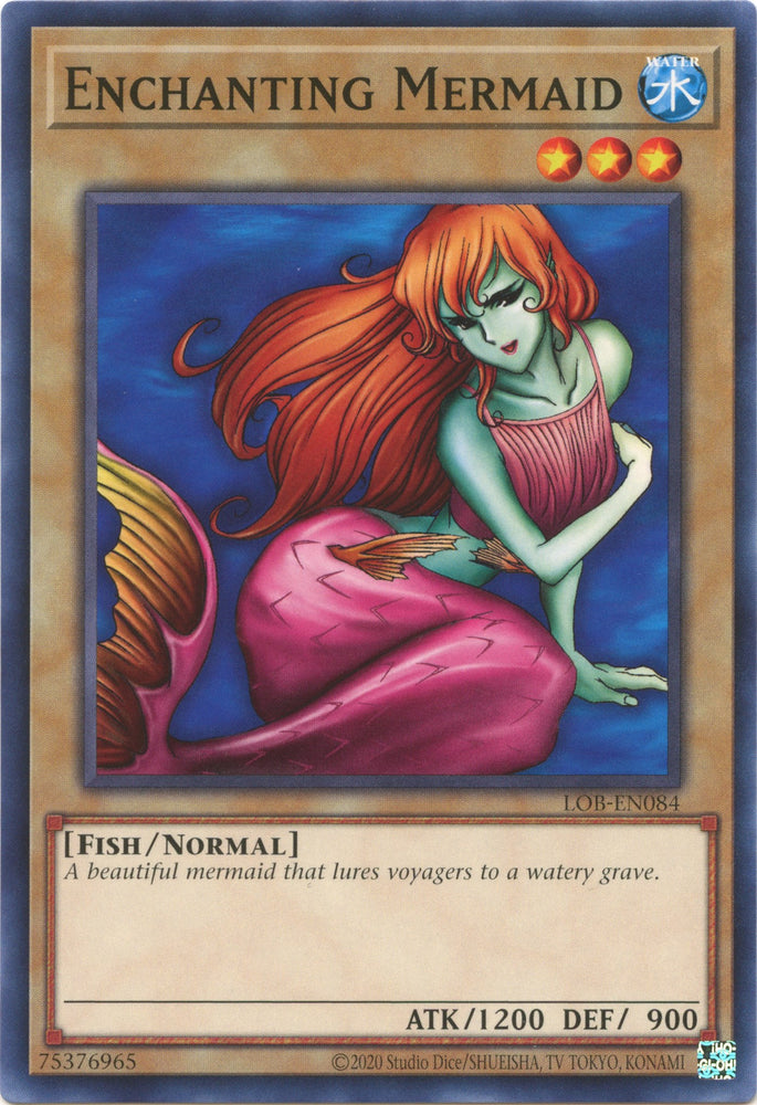 Enchanting Mermaid (25th Anniversary) [LOB-EN084] Common - PokeCharles PokeStore