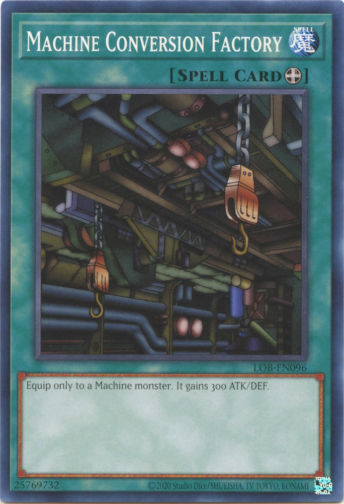Machine Conversion Factory (25th Anniversary) [LOB-EN096] Common - PokeCharles PokeStore