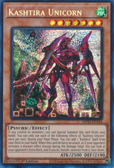 Kashtira Unicorn [MP23-EN164] Prismatic Secret Rare - PokeCharles PokeStore