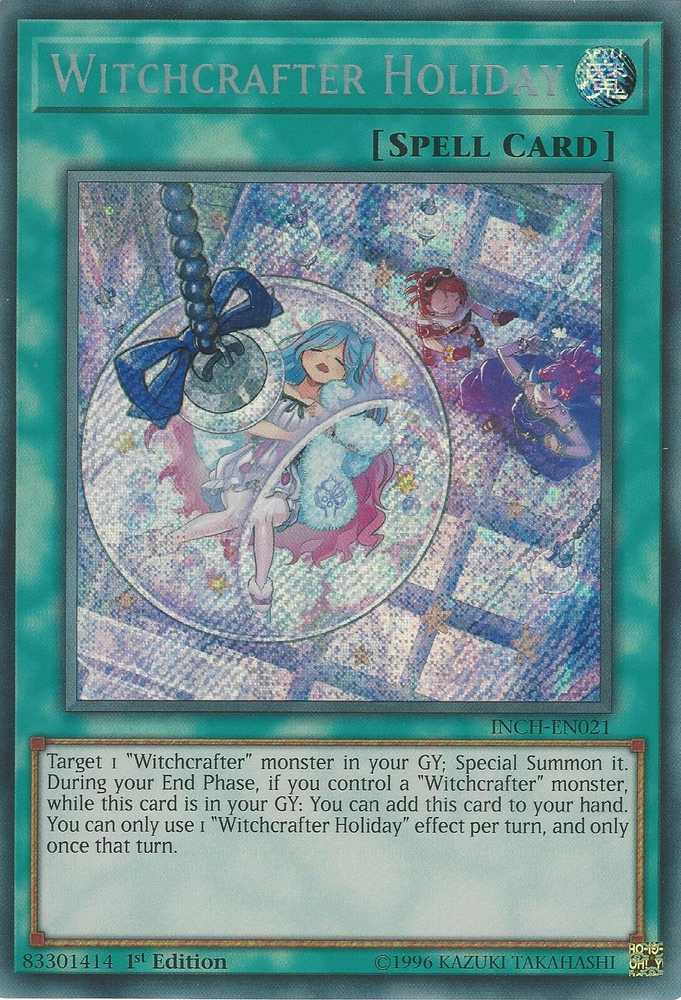 Witchcrafter Holiday [INCH-EN021] Secret Rare - PokeCharles PokeStore