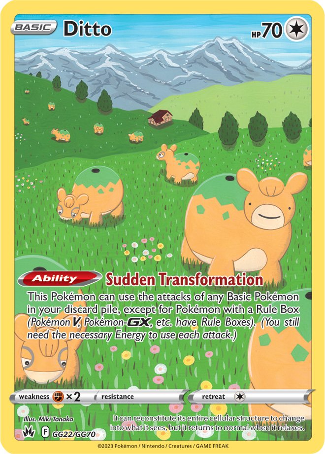 Ditto (GG22/GG70) [Sword & Shield: Crown Zenith] - PokeCharles PokeStore