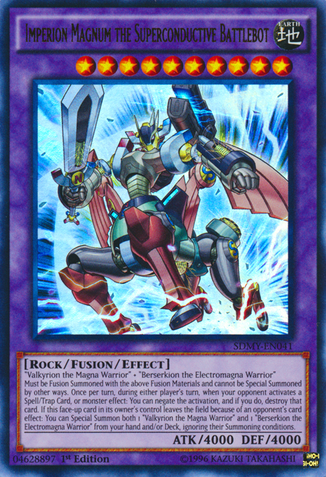 Imperion Magnum the Superconductive Battlebot [SDMY-EN041] Ultra Rare - PokeCharles PokeStore