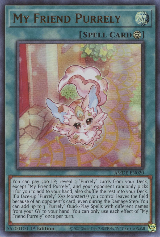 My Friend Purrely [AMDE-EN020] Ultra Rare - PokeCharles PokeStore