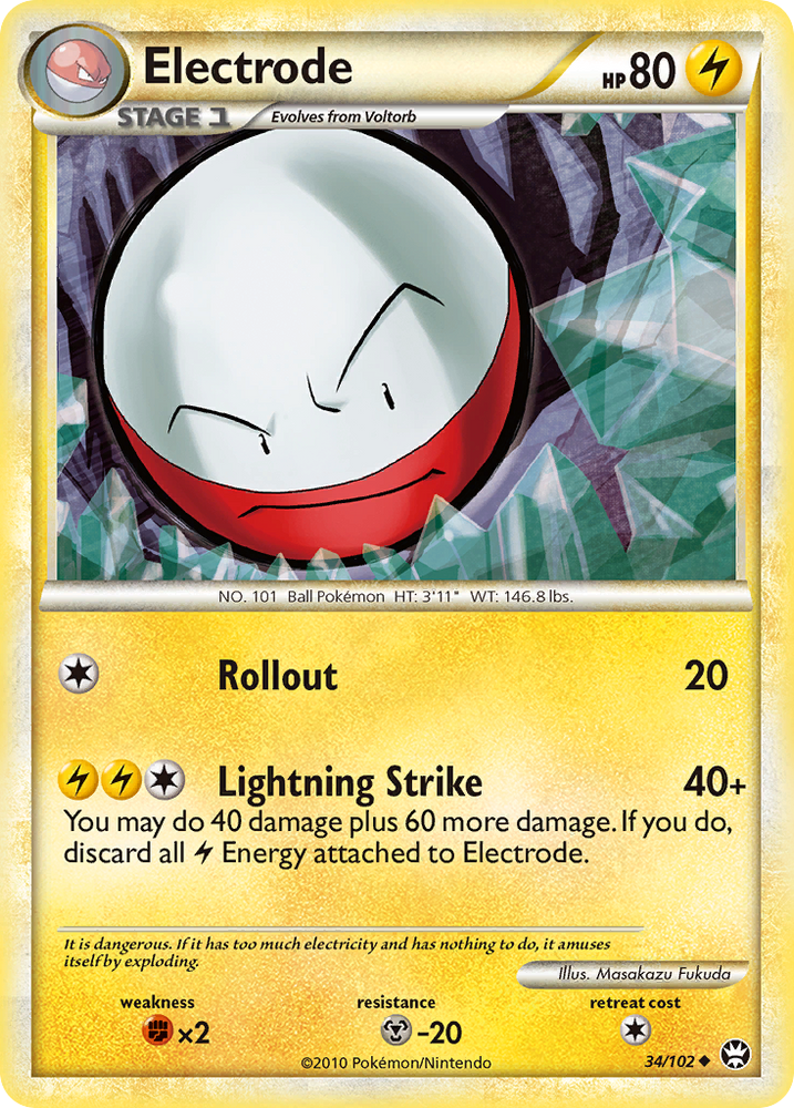 Electrode (34/102) [HeartGold & SoulSilver: Triumphant] - PokeCharles PokeStore