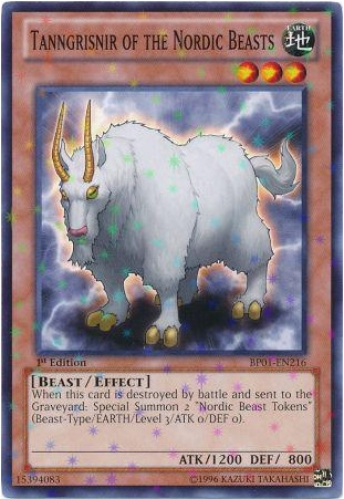Tanngrisnir of the Nordic Beasts [BP01-EN216] Starfoil Rare - PokeCharles PokeStore