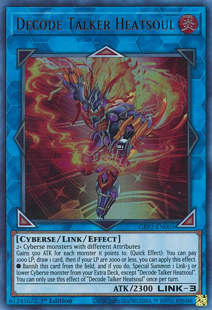 Decode Talker Heatsoul [GFP2-EN005] Ultra Rare - PokeCharles PokeStore
