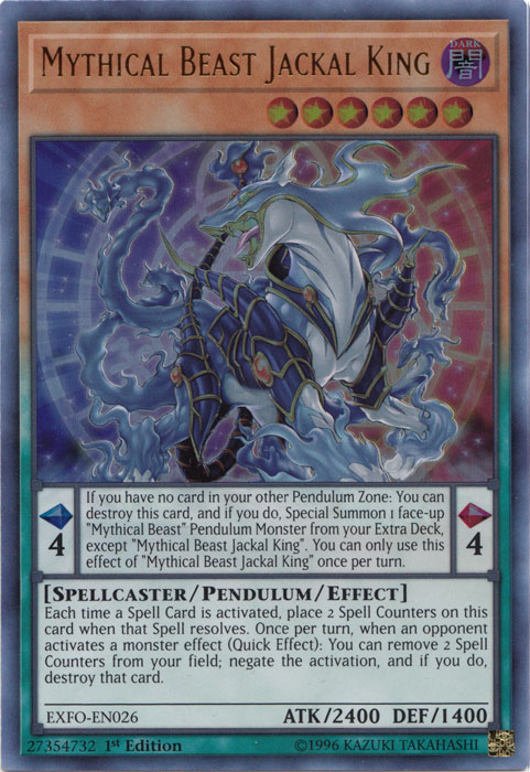 Mythical Beast Jackal King [EXFO-EN026] Ultra Rare - PokeCharles PokeStore